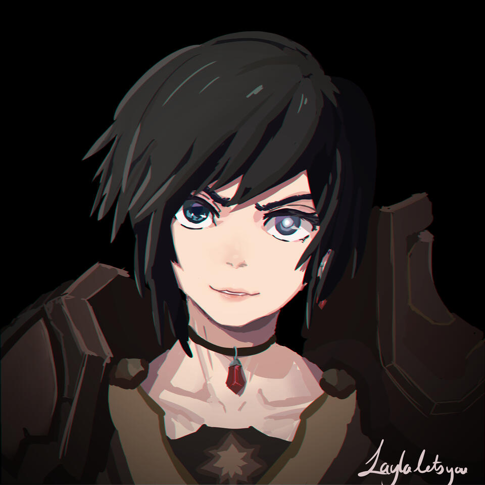 By a close friend.